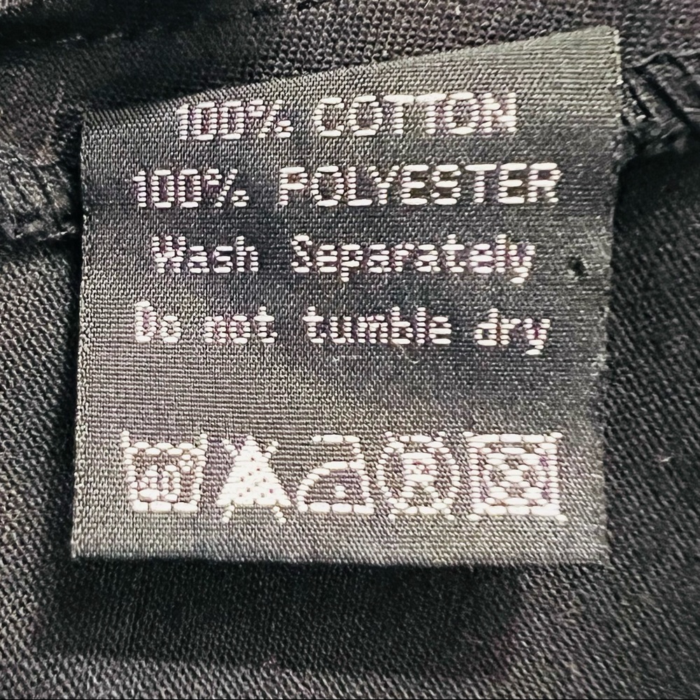 HELL BUNNY Punk Mini Skirt Vintage inspired Size Large with Tool and Ribbon - Picture 15 of 15